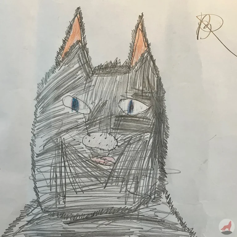 Wolventekening school Uitgeest 1